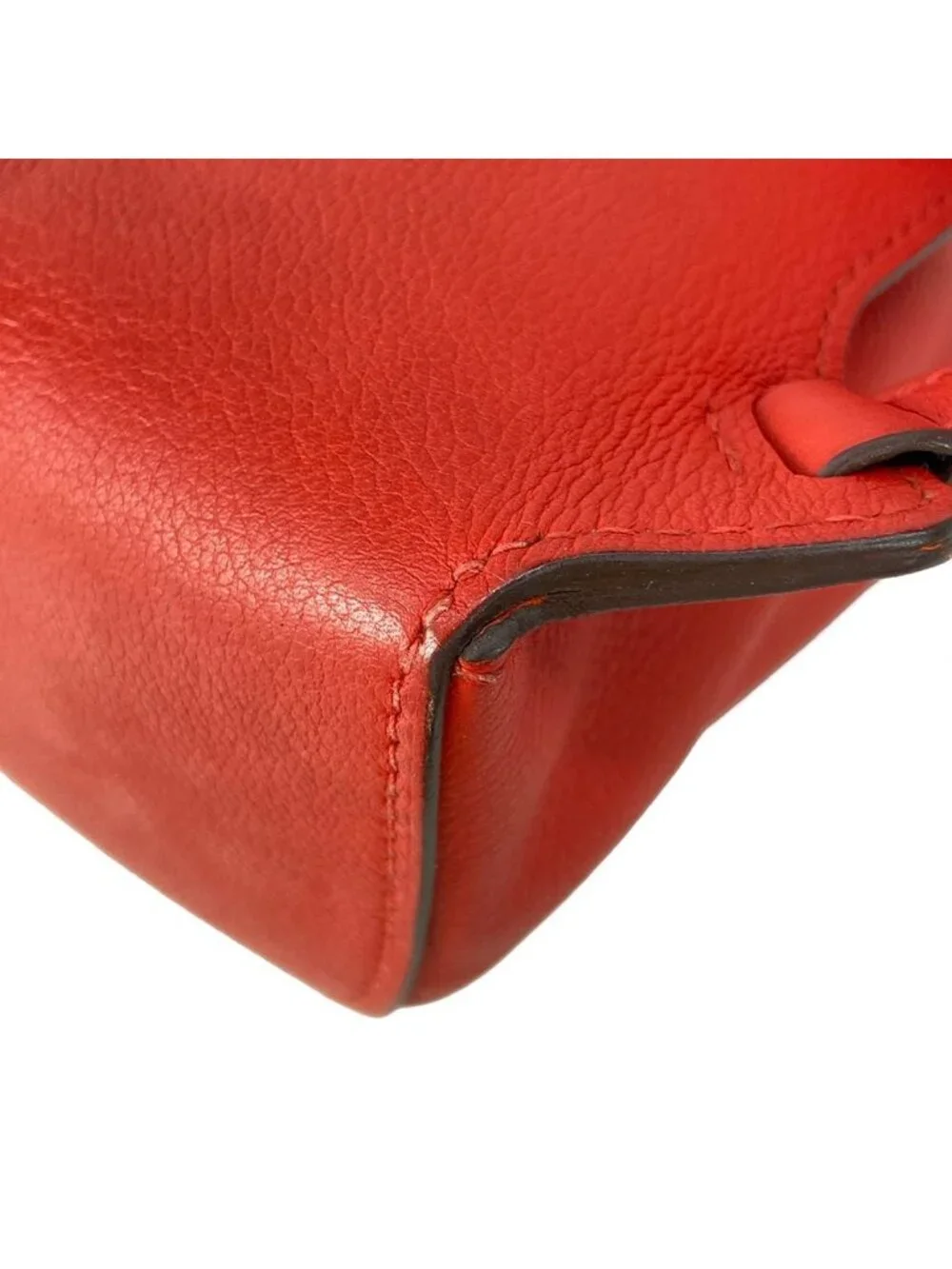 Hermes Backpack a Dos Rouge Pivoine Silver